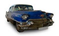 Classical American Vintage car 1951 Cadillac De Ville. White background