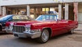 Classical American vintage car 1970 Cadillac DeVille Convertible Royalty Free Stock Photo