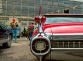 Classical American Vintage car Cadillac Eldorado 1959. Back light detail