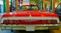 Classical American Vintage car Chevrolet Impala 1964. Back view Royalty Free Stock Photo