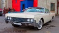 Classical American Vintage car 1966 Lincoln Continental Convertible Royalty Free Stock Photo