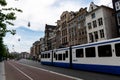 Classical Amsterdam houses buld tall but narrow in the Netherlands - Amsterdam city center