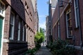 Classical Amsterdam houses buld tall but narrow in the Netherlands - Amsterdam city center