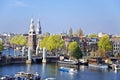 Classical Amsterdam view. Royalty Free Stock Photo