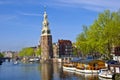 Classical Amsterdam view Royalty Free Stock Photo