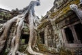 Classical Angkor wat complex in Siem Reap Royalty Free Stock Photo