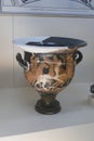 Classical Archaic Greek red on black pottery