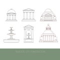 Classical Architectural collection made in vector.