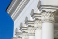 Classical architectural columns Royalty Free Stock Photo