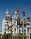 Classical architecture in Buenos Aires Royalty Free Stock Photo