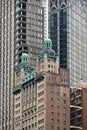 Classical architecture in Manhattan, New York City Royalty Free Stock Photo