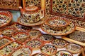 Classical armenian ceramics Royalty Free Stock Photo