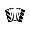 Classical bayan, accordion, harmonic isolated icon Ã¢â¬â vector