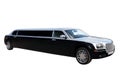 The classical black limousine