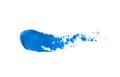 Classical blue paint stroke Royalty Free Stock Photo