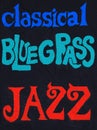 Classical, Bluegrass, Jazz