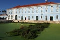 Classical buildings and remains of the docks in Sao Nicolau waterfront section, Lisbon, Portugal