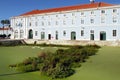 Classical buildings and remains of the docks in Sao Nicolau waterfront section, Lisbon, Portugal