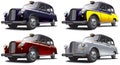 Classical London Taxi Royalty Free Stock Photo