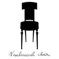 Beautiful Classical chair Directoire silhouette