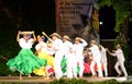 Classical dancers from Colombia at Folklore Festival stage,Varna Bulgaria Royalty Free Stock Photo