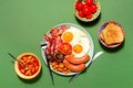 English breakfast concept Royalty Free Stock Photo