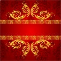 Classical floral background