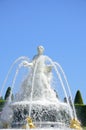 Classical fountain figure in marble