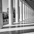 Classical greek columns