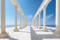 Classical Greek style colonnade