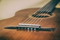 Classical Guitar Bridge Royalty Free Stock Photo