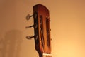 Classical Guitar Headstock Royalty Free Stock Photo