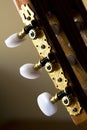 Classical guitar tuners Royalty Free Stock Photo