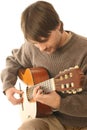 Classical guitarist guitar Royalty Free Stock Photo