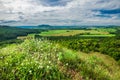 Classical hungarian landscape of Balaton Uplands, Kali-Basin, Hungary Royalty Free Stock Photo