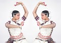 Classical indian female dancer