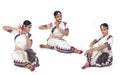 Classical indian female dancer