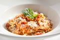 Classical Italian Spaghetti with Tomatoes, Tomato Sauce and Parmesan