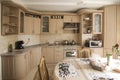 Classical kitchen interior Royalty Free Stock Photo
