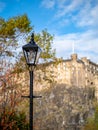 Lamp post in the Vennel, Edinburgh, Scotland