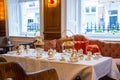 Classical London afternoon tea with English breakfast Royalty Free Stock Photo