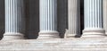 Classical marble columns Royalty Free Stock Photo