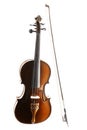 Classical music violin isolated Royalty Free Stock Photo