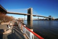 Classical NY - Brooklyn bridge Royalty Free Stock Photo