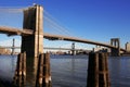 Classical NY - Brooklyn bridge Royalty Free Stock Photo