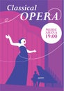 Classical Opera Vector Concept