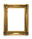 Classical Ornamented Golden Frame Royalty Free Stock Photo