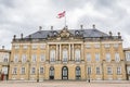 Classical palace facades with rococo interiors of the Amalienborg, the home of the Danish royal family, and is located in