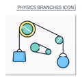 Classical physics color icon