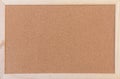 Classical plain brown cork board. Free copy space for text. Empty board background Royalty Free Stock Photo